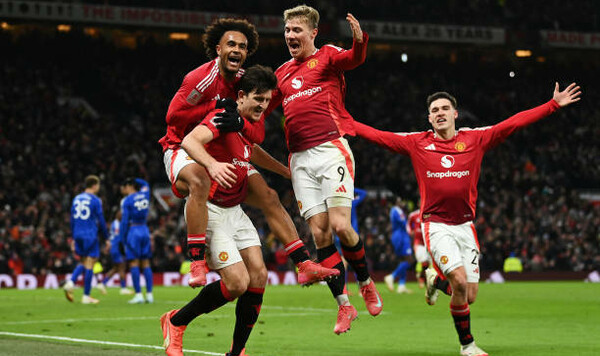 Кто забил на 90+3-й? Ман Юнайтед с камбеком выбил Лестер из Кубка Англии Юнайтед, Лестер, Англии, Магуайр, Кубка