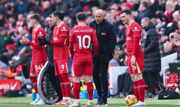 Ливерпуль увеличил свою серию без поражений в Премьер-лиге до 21 матча Ливерпуль, Ноттингем, Форест, Слота