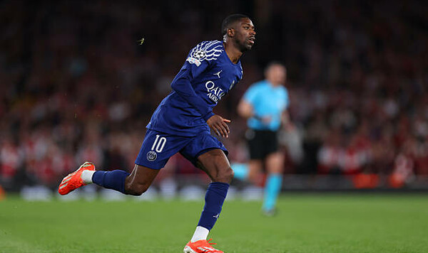 ФОТО. Дембеле провел тренировку перед матчем с Арсеналом. Травмы нет? Арсенал, Усман, Дембеле