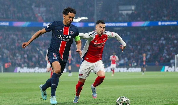 Еще одна побед парижан. ПСЖ снова переиграл Арсенал и вышел в финал ЛЧ Сака, Арсенал, Райс, Витинья, Мендеш