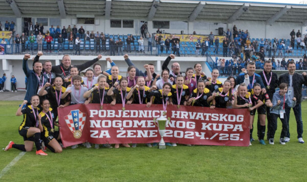 Украинка в составе Осиека стала обладательницей Кубка Хорватии Осиек, Хорватии, Хайдук, Кубка