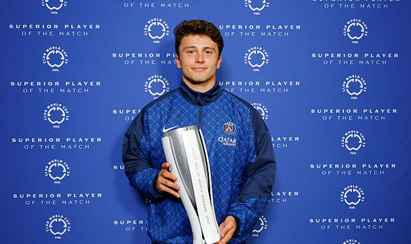 Жоау Невеш стал лучшим игроком матча ПСЖ – Интер Майами Интер, Невеш, Майами, Спортивний, Жоау