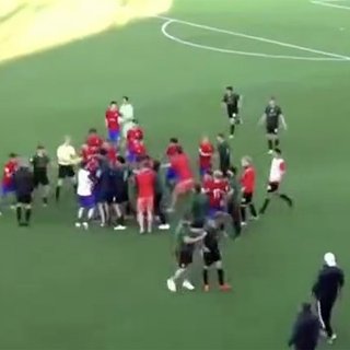 Матч Юношеской футбольной лиги в Москве завершился массовой дракой Юношеской, Москве, Алмаз, Антей