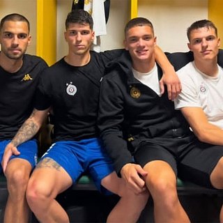 Футболист «Партизана» после оскорблений украинских фанатов опубликовал пост с «Катюшей» Партизан, Александрию, Костич, Катюша