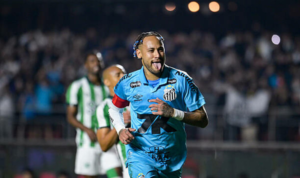 Сантос с дублем Неймара уверенно обыграл аутсайдера чемпионата Бразилии Неймар, Барреаль, Вилькер, Жувантуде