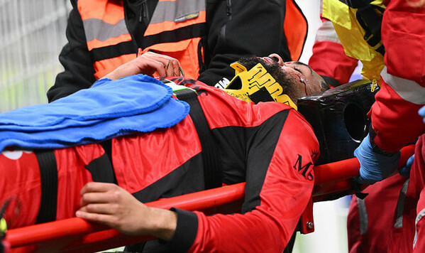 Лидер Милана после жесткого столкновения вылетел на два месяца Рубен, Милан, Лофтус, Медицинский